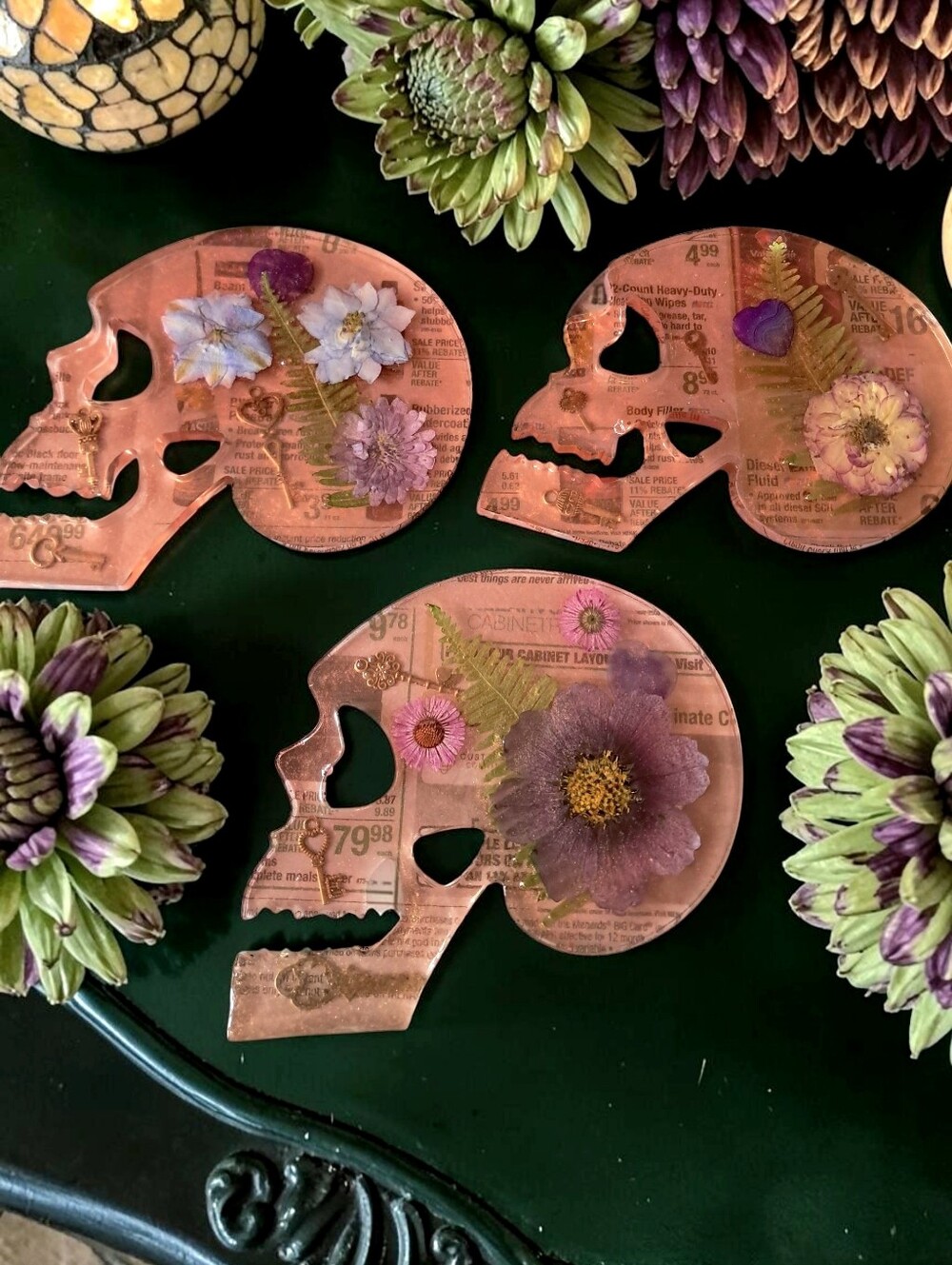 Hand Crafted, Wicked Worthy, Cloigeann Coasters